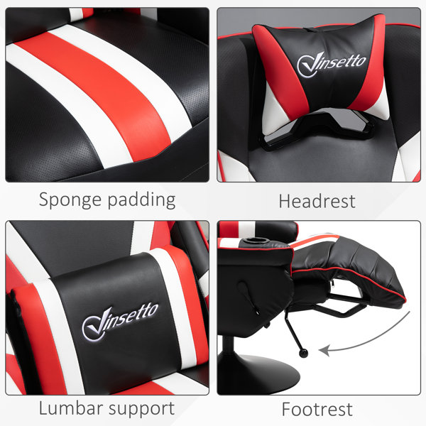 Vinsetto Lumbar Support Gaming Chair & Reviews Wayfair